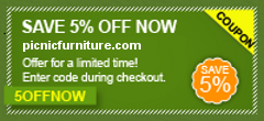 Picnicfurniture.com 5% off promotion